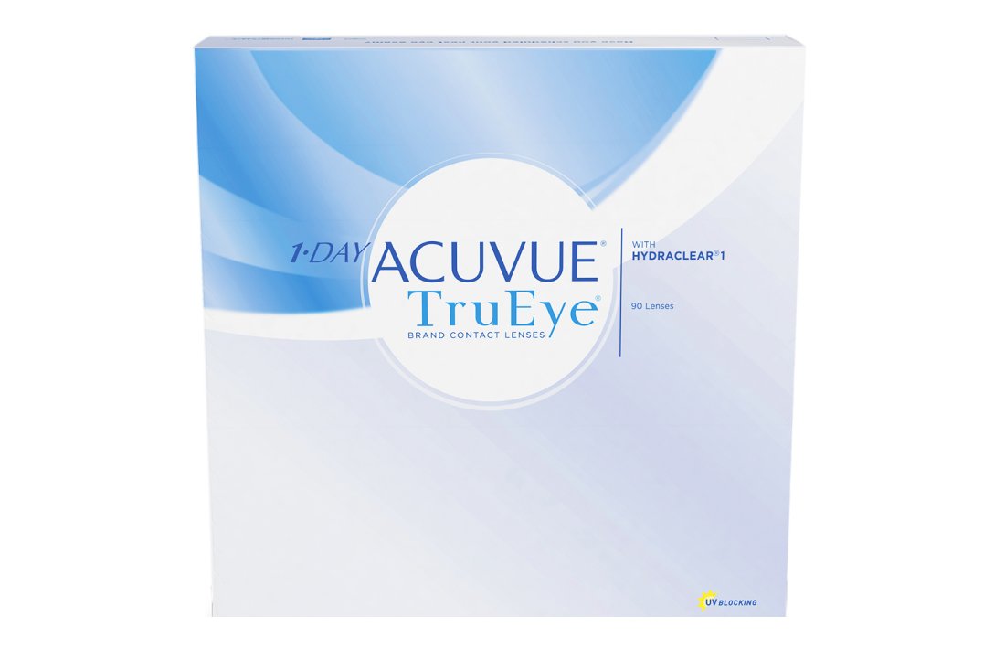 Контактные линзы - 1-Day Acuvue Tru Eye with Hydraclear (90 линз)